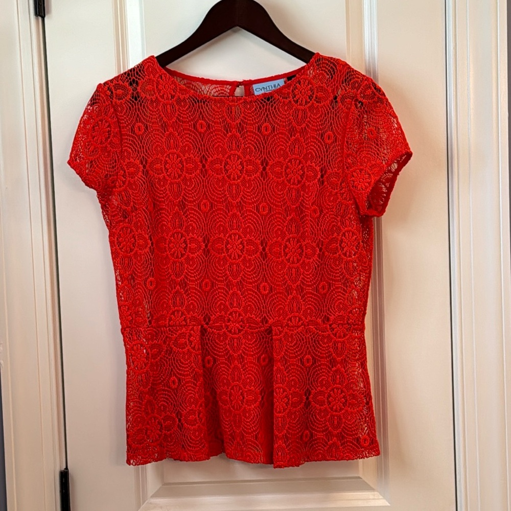 Cynthia Rowley lace shirt
